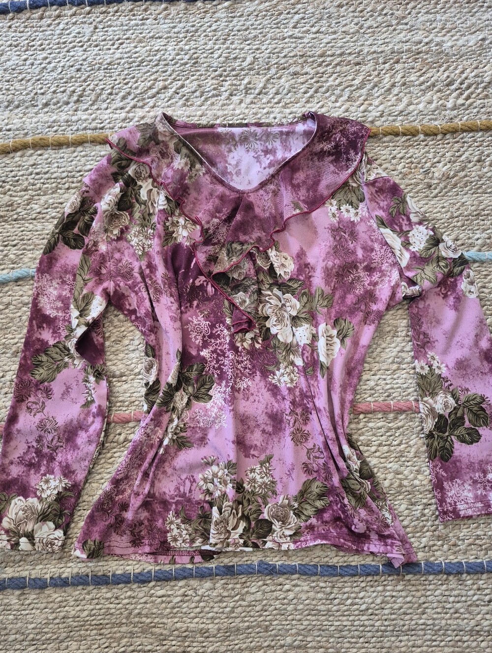 Floral Ruffled Top